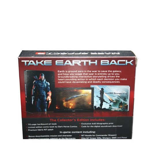 Mass Effect 3 Collector's Edition Steelbook Xbox 360 Complete In Box CIB TESTED - Picture 7 of 9